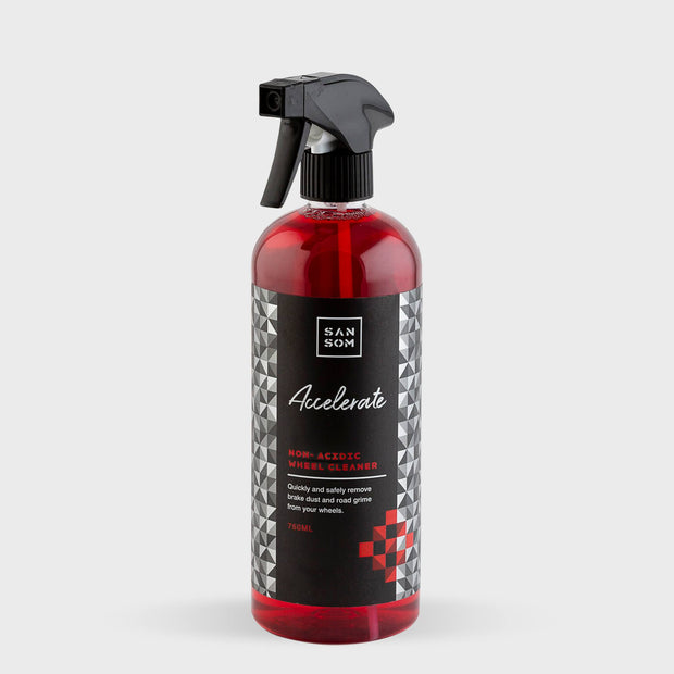 Accelerate Wheel Cleaner 750ml grey background